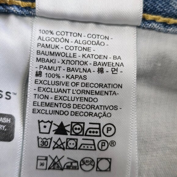 NWT Levi's 94 Baggy Wide Leg Jeans Y2K Size 27 Blue Light Wash - Picture 6 of 7